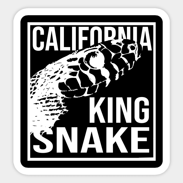 King Snake Shirt | Snake T-Shirt Gift California Sticker by TellingTales